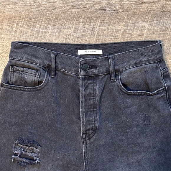 Pacsun High Rise Straight Leg Jeans - Picture 4 of 5